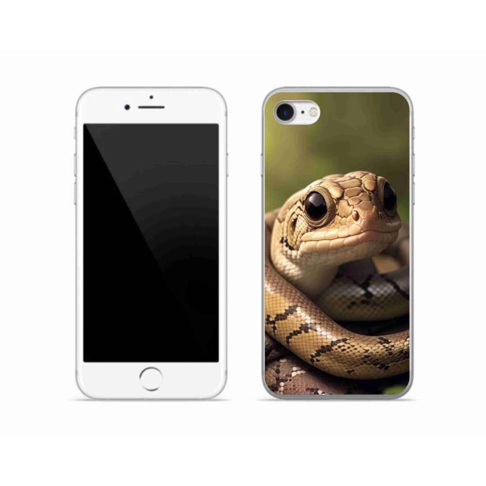 Zselés borítás mmCase iPhone SE (2020) - kígyó 1