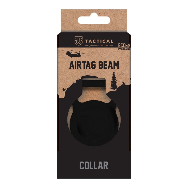 Taktikai Airtag Beam nyakörv fekete