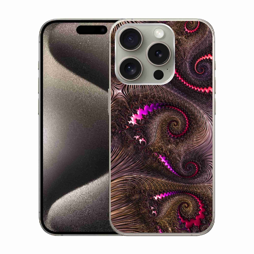 Gél borítás mmCase iPhone 15 Pro készülékhez - absztrakt motívum 24