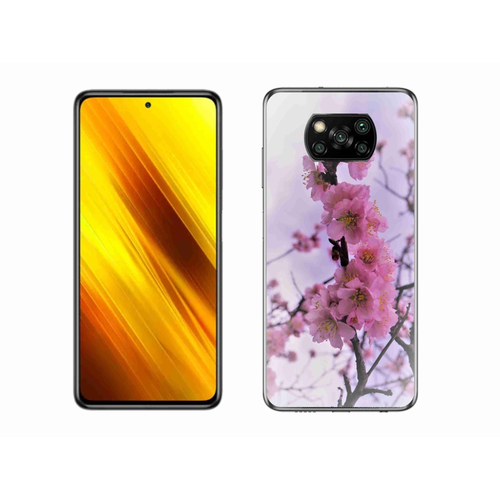 Gél borító mmCase a Xiaomi Poco X3-hoz - virágok 7