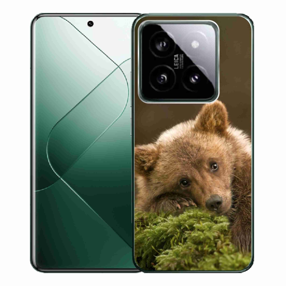 Gél borítás mmCase a Xiaomi 14 Pro-hoz - medve