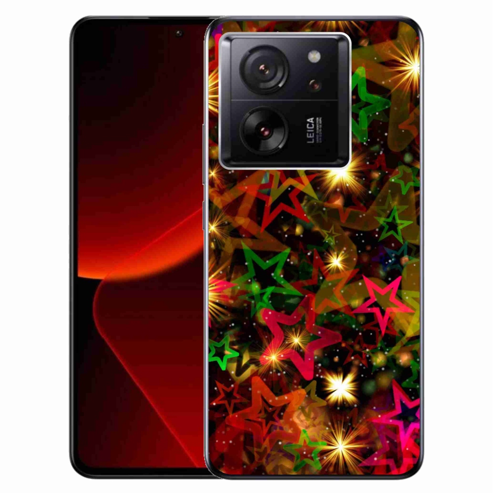 Gél borítás mmCase a Xiaomi 13T/13T Pro számára - színes csillagok