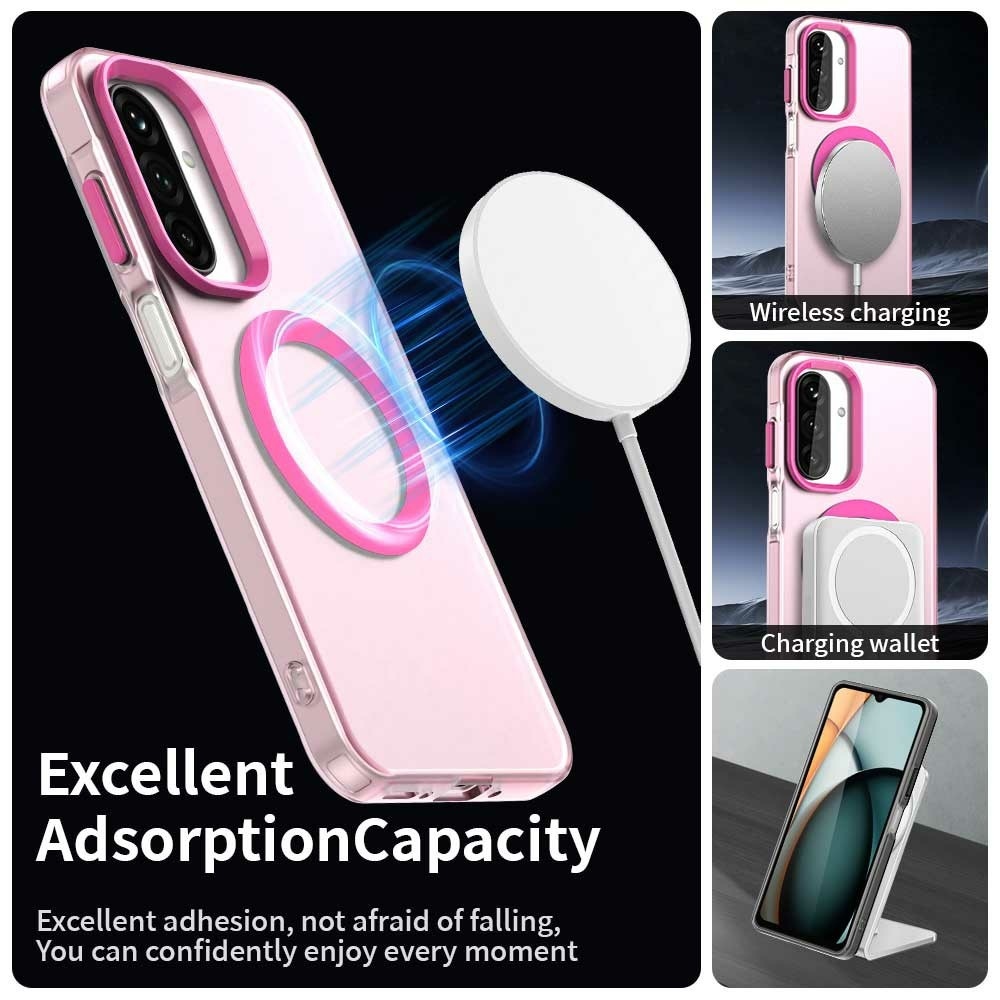Candy zselés tok MagSafe-val a Samsung Galaxy A17 5G készülékre - rózsaszín