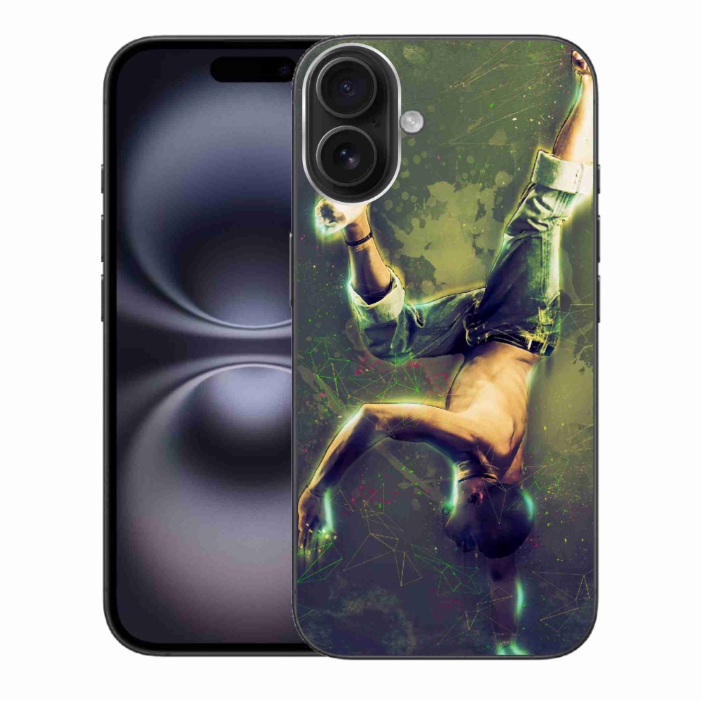Gél borítás mmCase iPhone 16 Plus készülékhez - breakdance