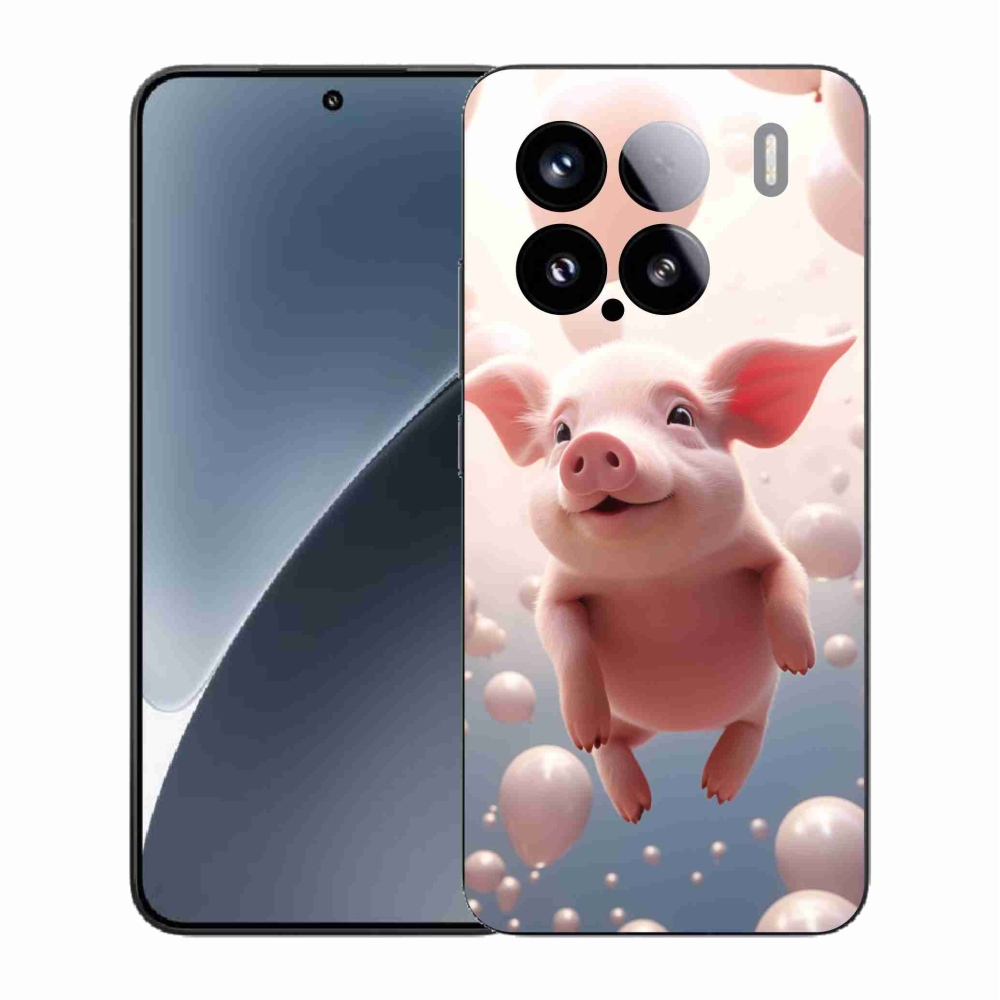 Gél borító mmCase a Xiaomi 15 - malacka lufival