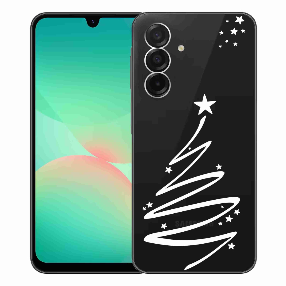 Zselés borító mmCase Samsung Galaxy A26 5G - fehér fa átlátszó háttéren