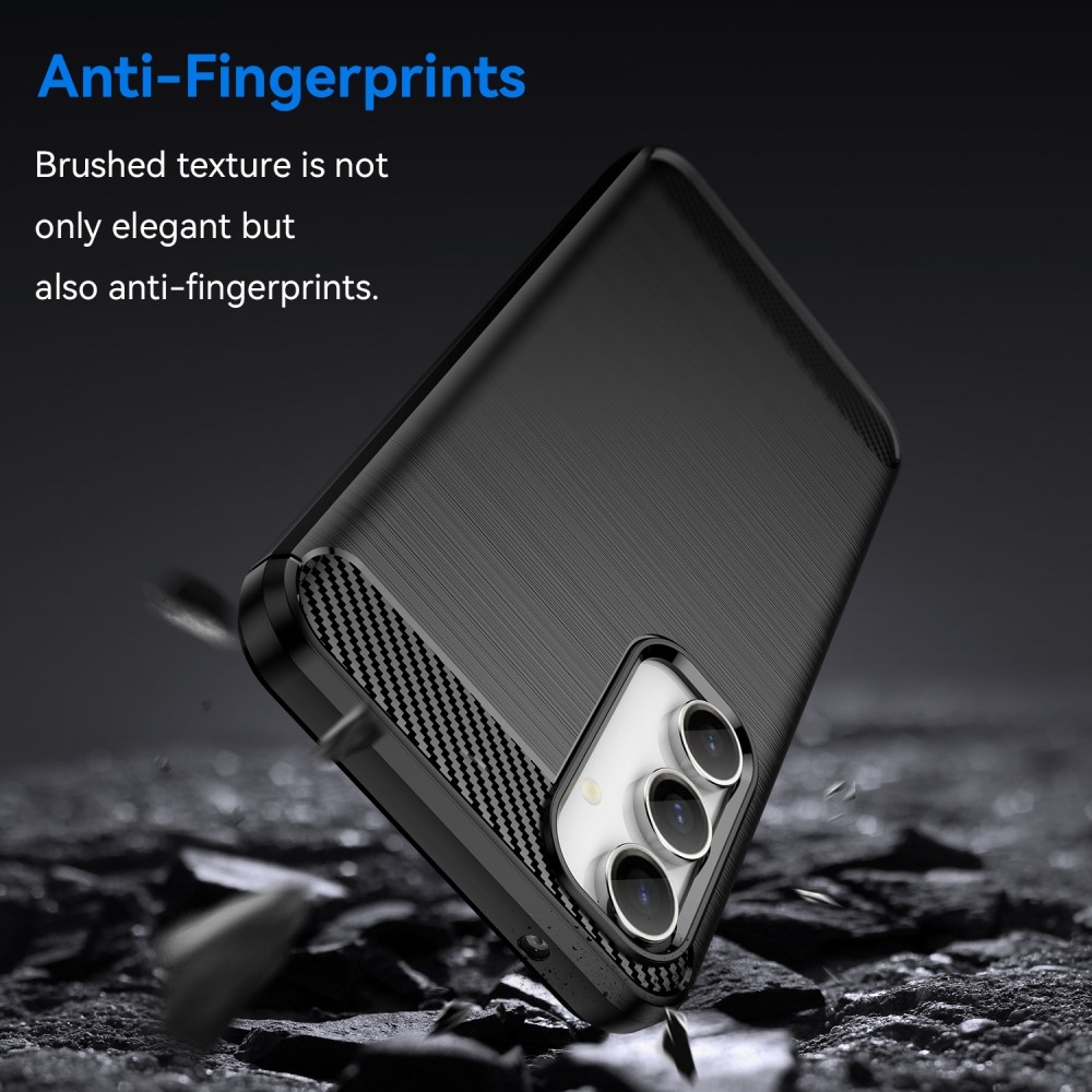 Szénálló zselés tok Samsung Galaxy S23 FE készülékhez - fekete