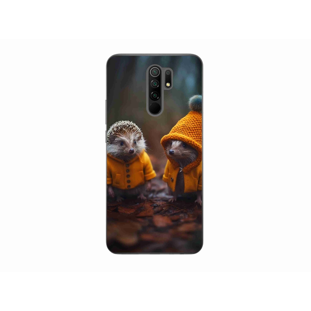 Gél borítás mmCase a Xiaomi Redmi 9-hez - sünök