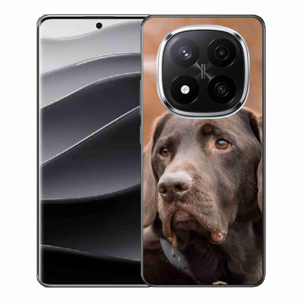 Gél borítás mmCase a Xiaomi Redmi Note 14 Pro+ 5G-hez - barna labrador