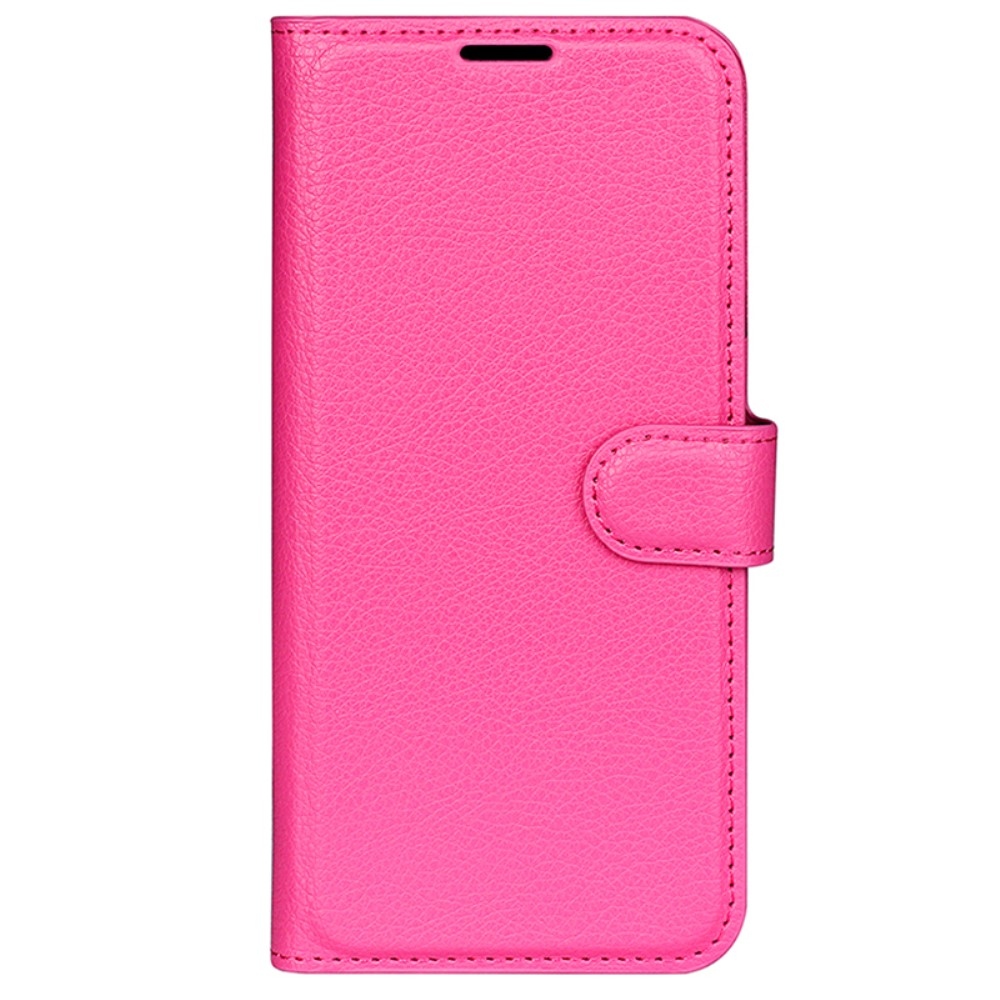 Litchi könyv tok a Xiaomi 14 Pro-hoz - rózsaszínű