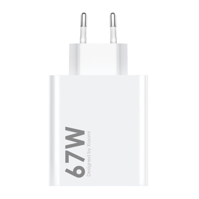 Xiaomi MDY-14-EW USB-A 67W-os utazási töltő fehér (ömlesztve)