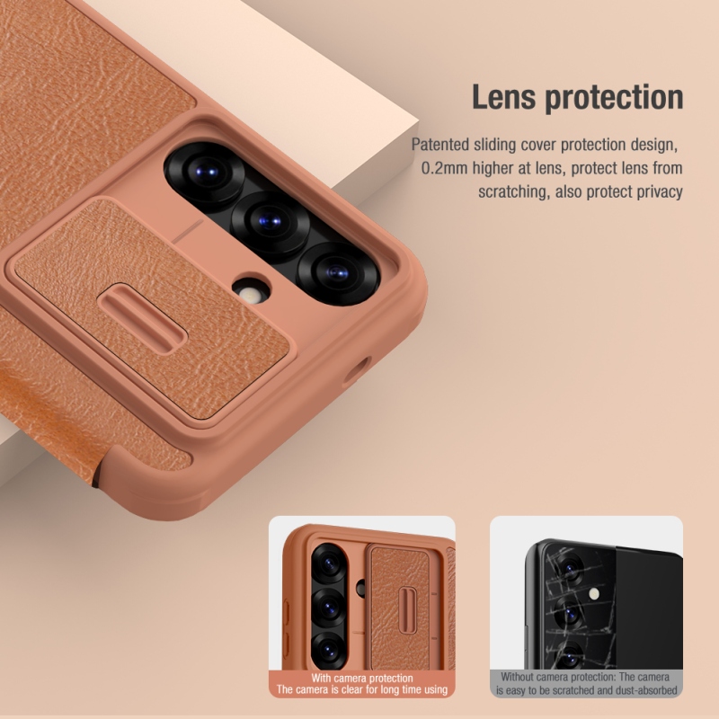 Nillkin Qin Book PRO tok Samsung Galaxy S25+ fekete