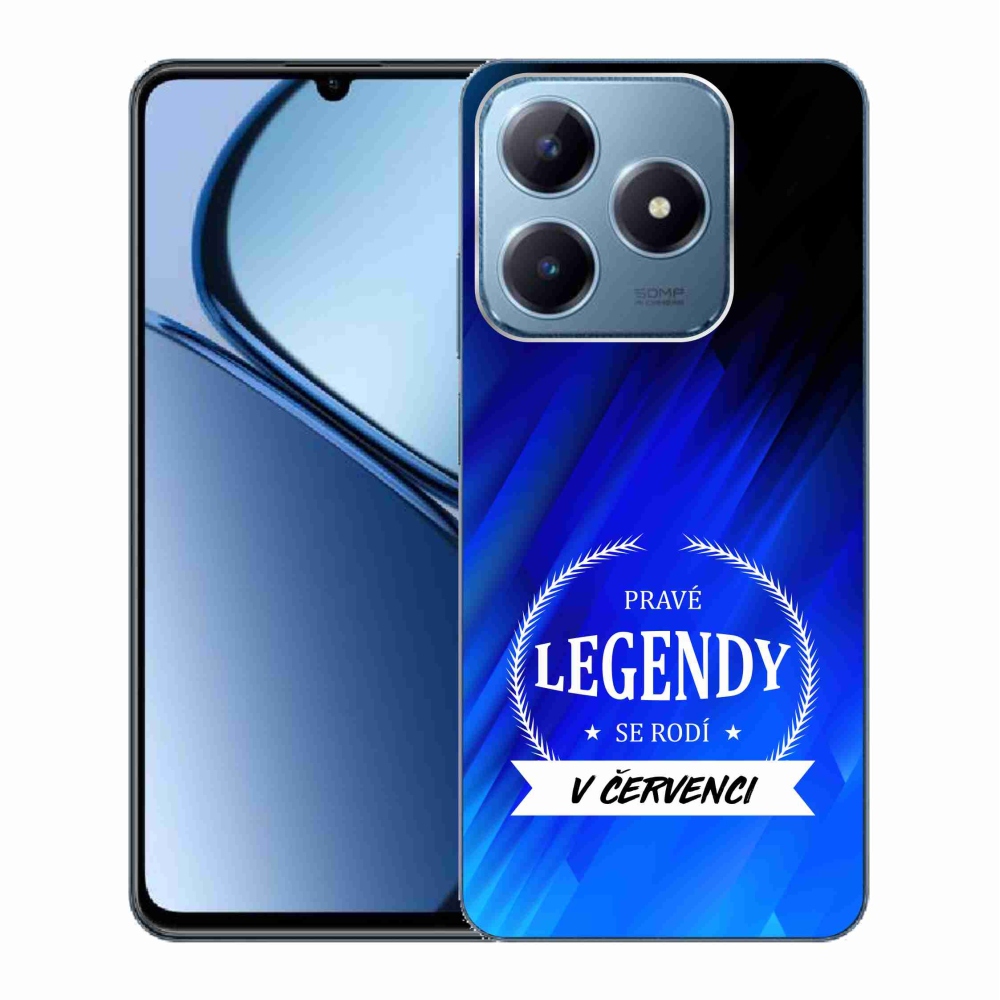 Gél borítás mmCase a Realme C63-on - Legends in July kék háttérrel
