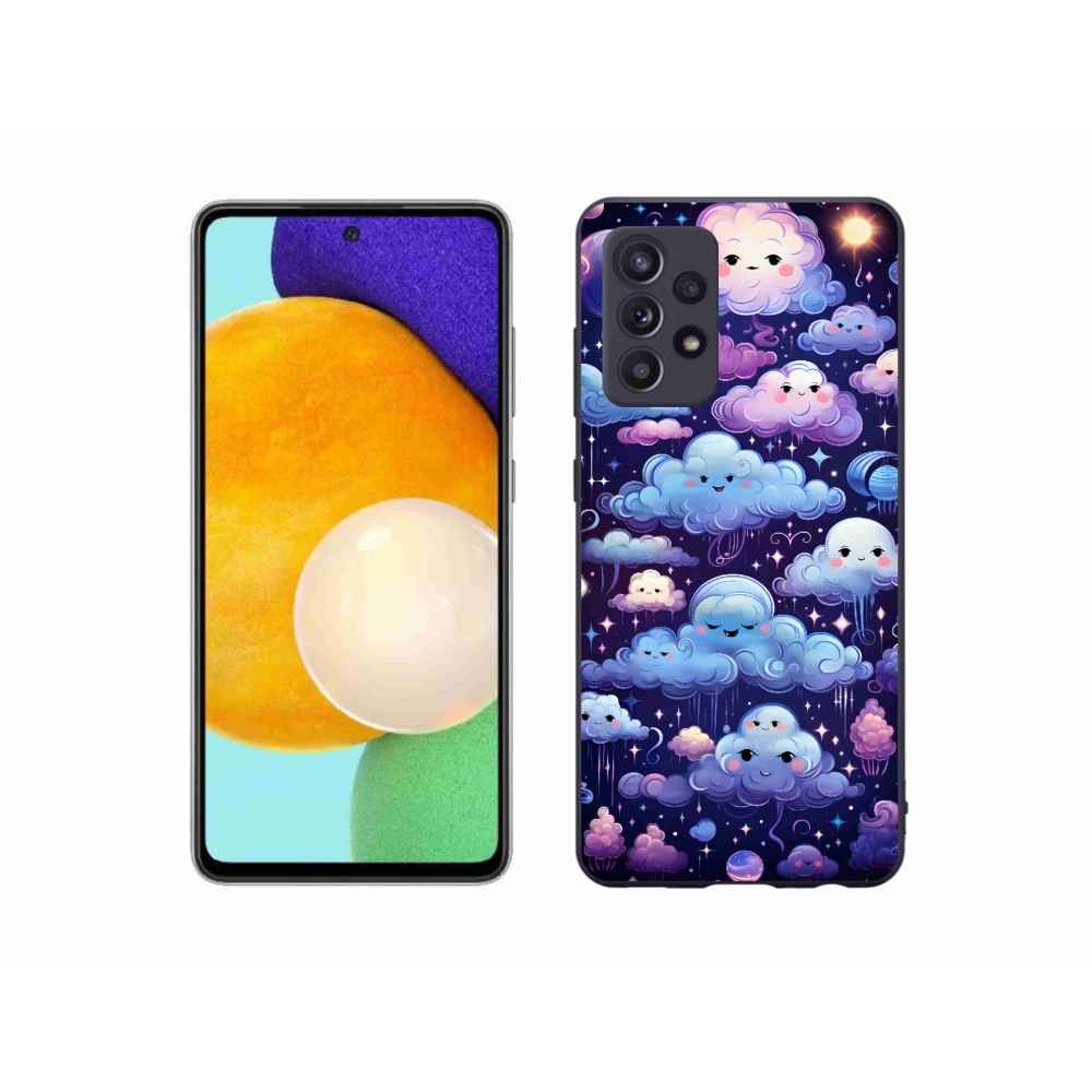 Zselés borítás mmCase Samsung Galaxy A52s 5G - felhők
