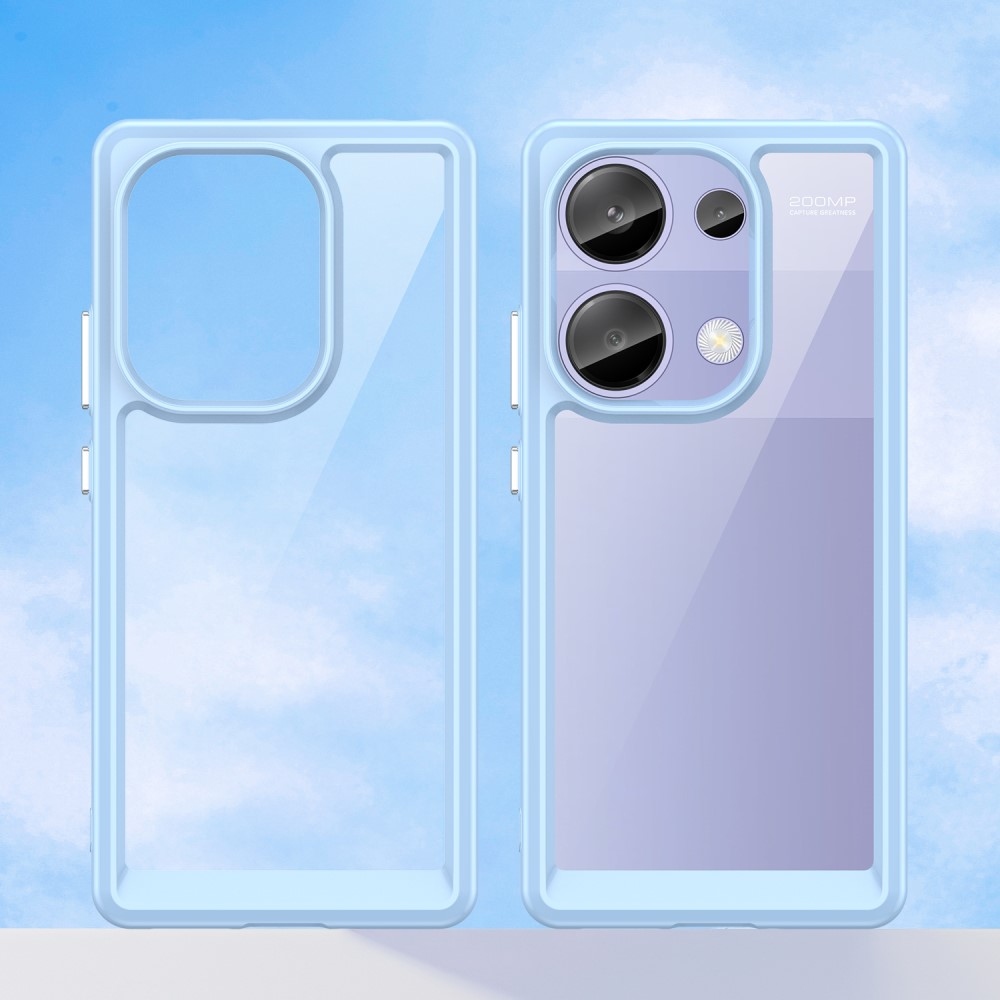Gél tok kemény hátlappal Xiaomi Redmi Note 13 Pro 4G/Poco M6 Pro - kék