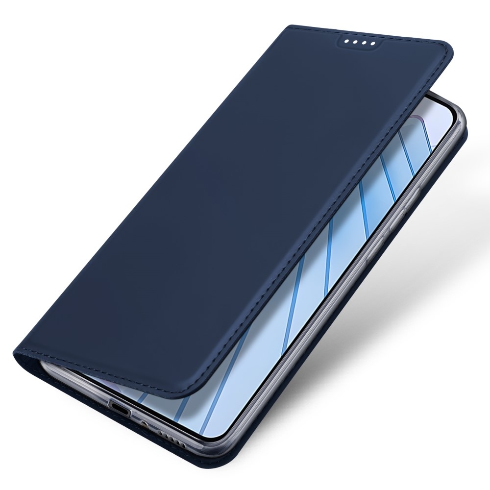 DUX könyvtáska Xiaomi Redmi Note 14 5G - sötétkék színben