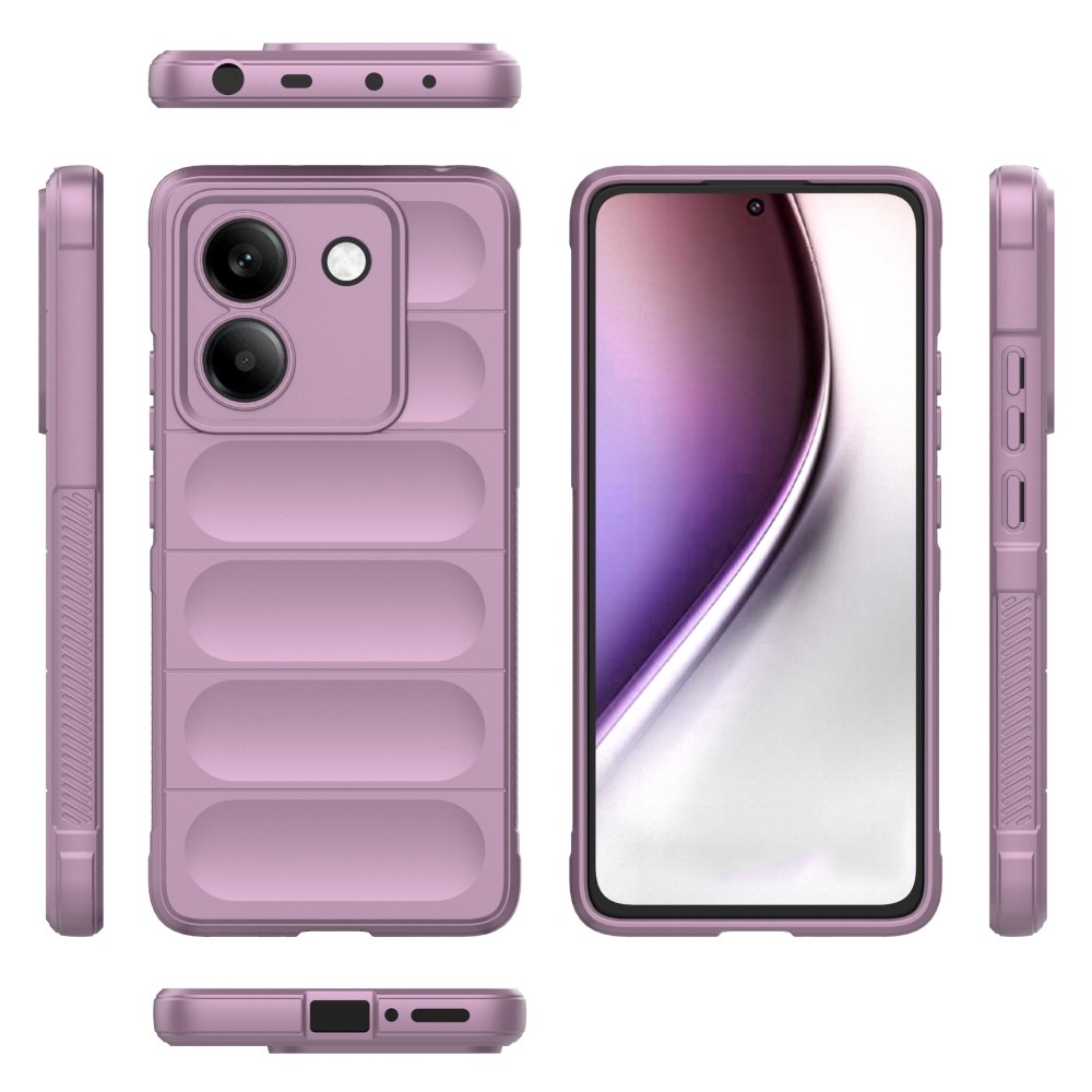 Rugg tartós zselés tok Xiaomi Poco M7 Pro 5G - világos lila