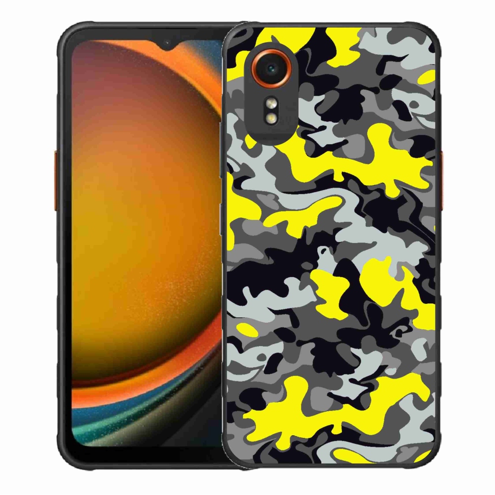 Zselés borítás mmCase Samsung Galaxy Xcover 7 készülékhez - terepszínű minta 6