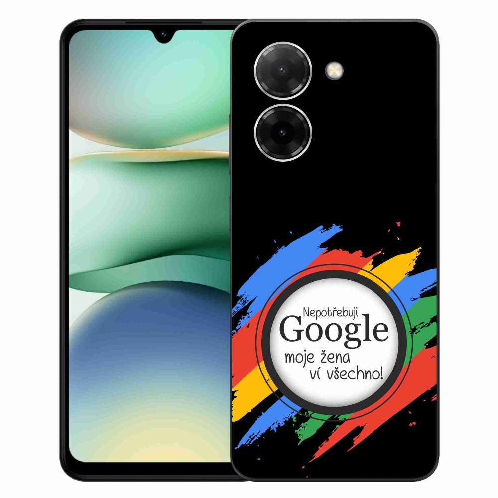 Gél borító mmCase a Xiaomi Redmi A5 (173.45x79.35x8.45mm) - a nő mindent tud fekete háttérrel