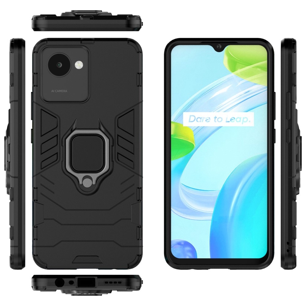 Guardy tartós borító a Realme C30 készülékhez - fekete
