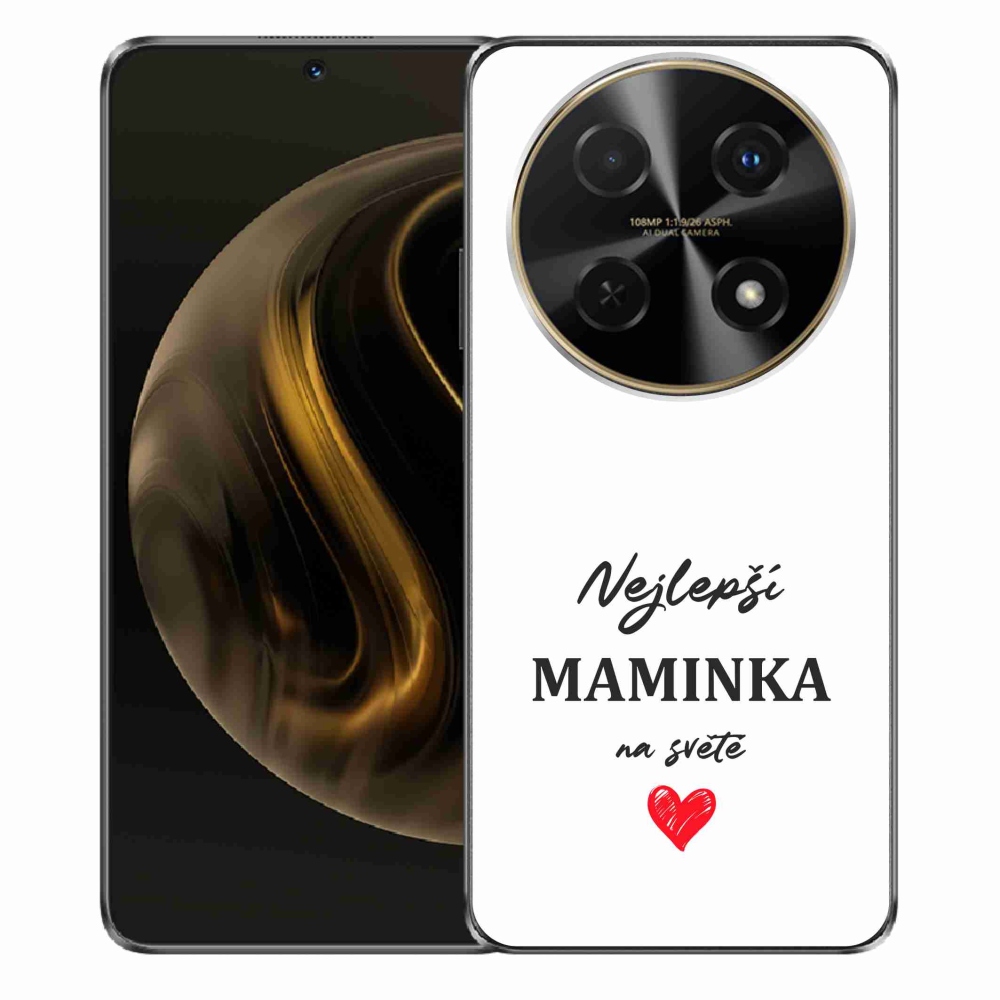 Gél borító mmCase a Huawei Nova 12i - legjobb anya 1 fehér háttér