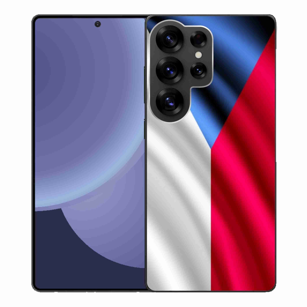 Gél védőhuzat mmCase Samsung Galaxy S25 Ultra - cseh zászlóhoz