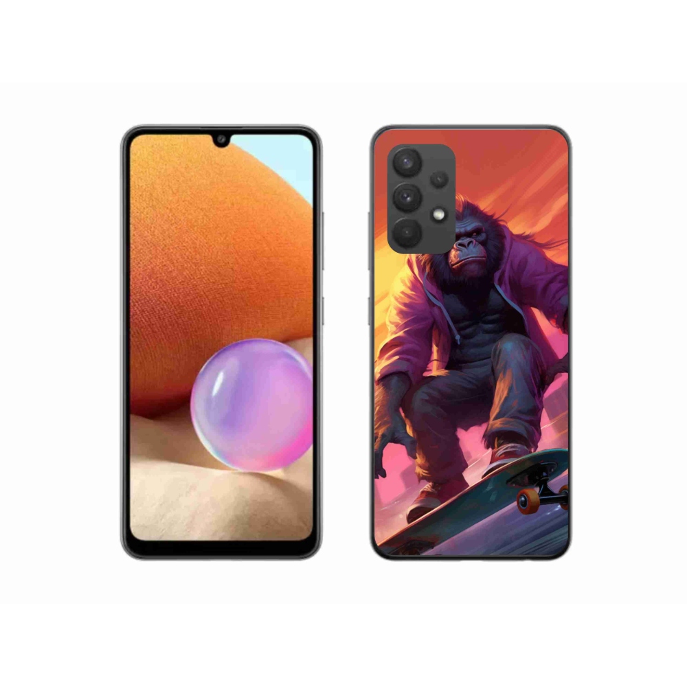 Zselés borítás mmCase Samsung Galaxy A32 4G - gorilla gördeszkán