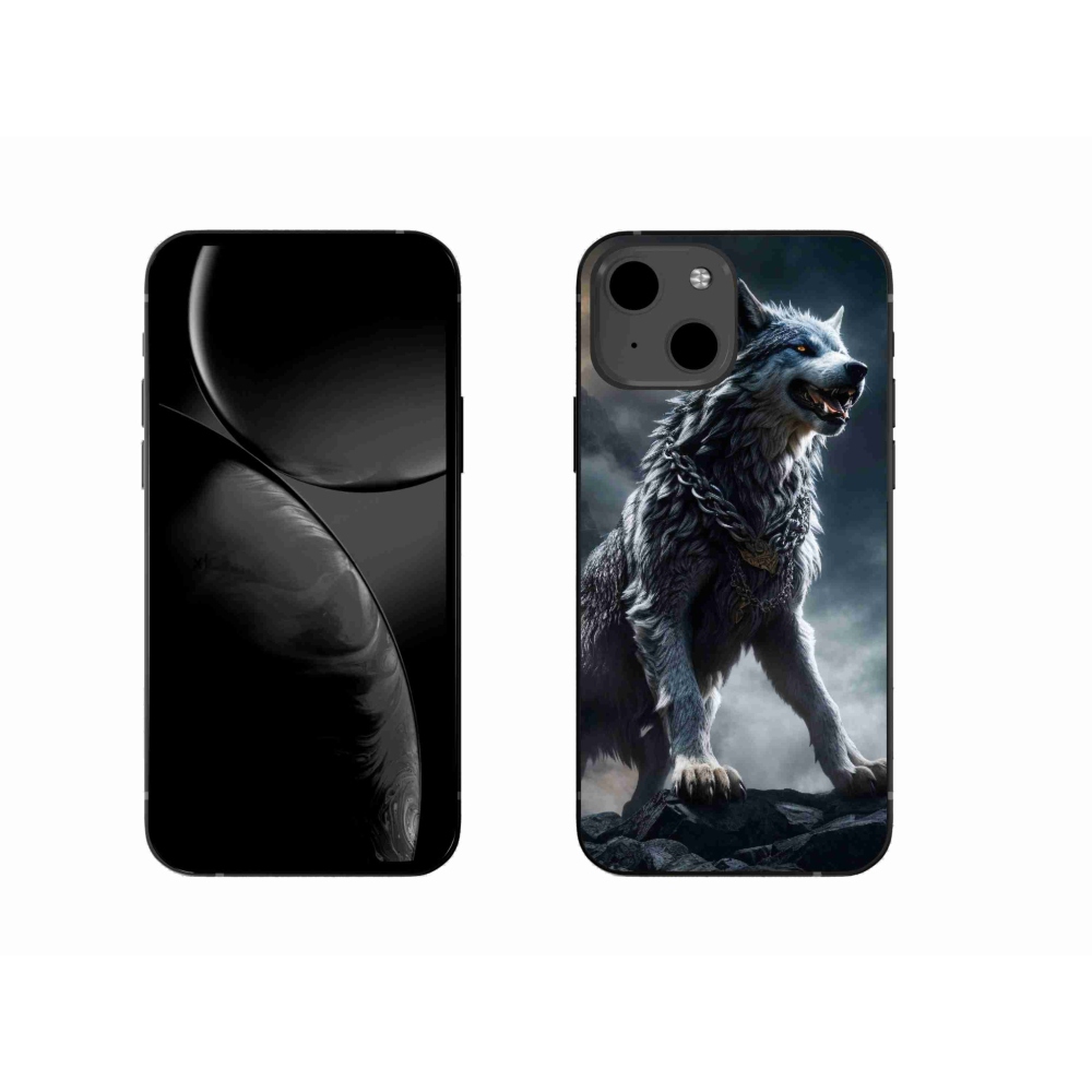 Zselés borítás mmCase iPhone 13 készülékhez - farkas 1