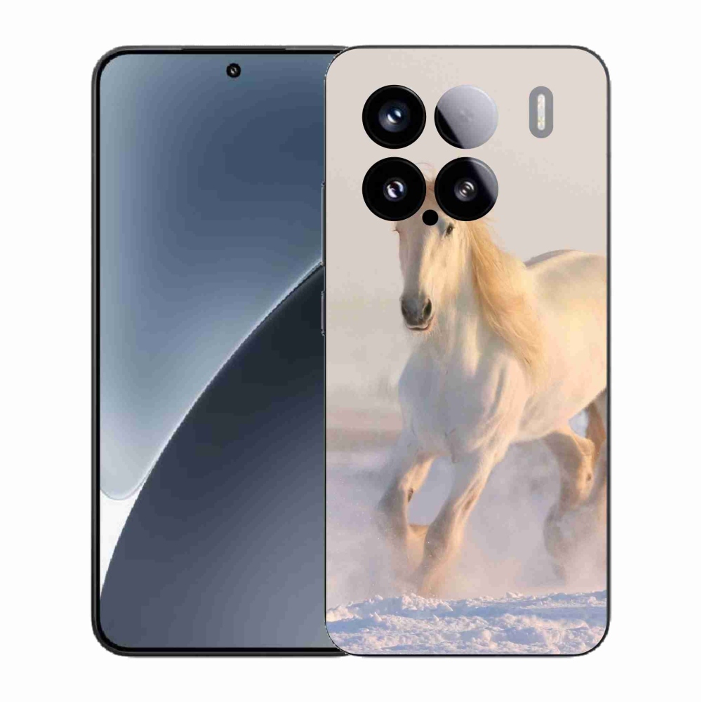 Gél borító mmCase a Xiaomi 15 - ló a hóban