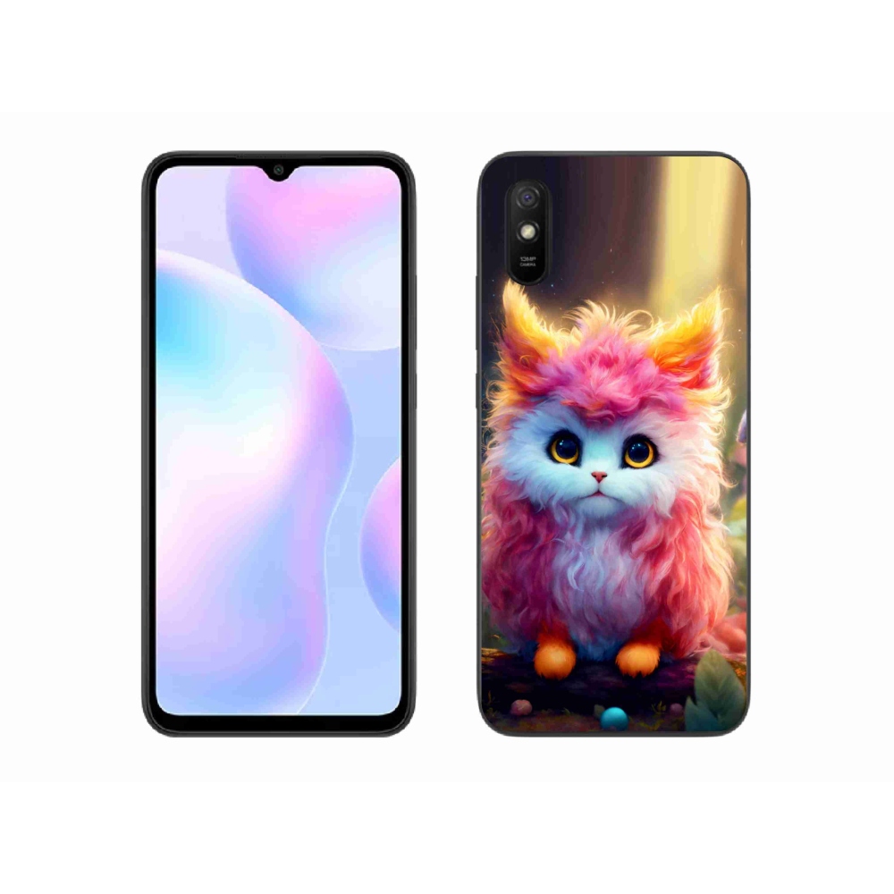 Gél borító mmCase a Xiaomi Redmi 9A számára - aranyos cica 5