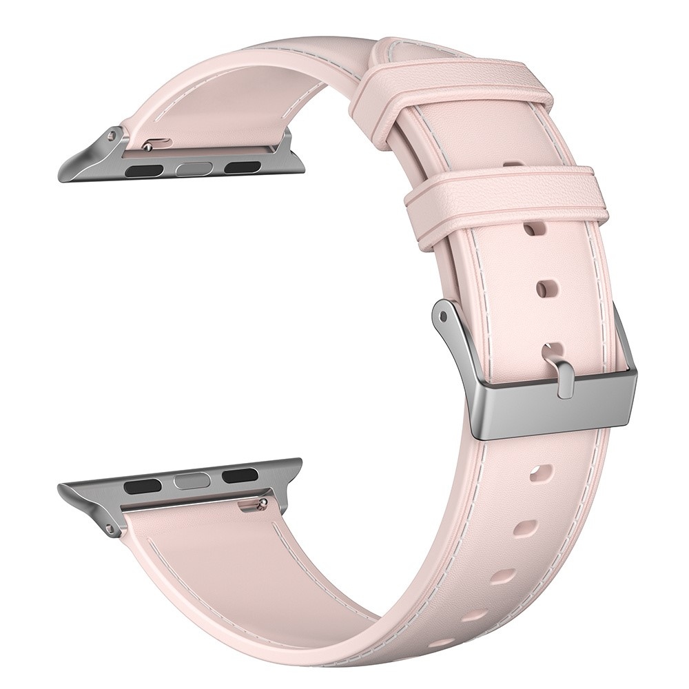 Stitch zselés szíj Apple Watch Ultra/Ultra 2 49mm/SE/SE 2022/2023 44mm/9/8/7 45mm/6/5/4 44mm/3/2/1 42 mm - rózsaszínű