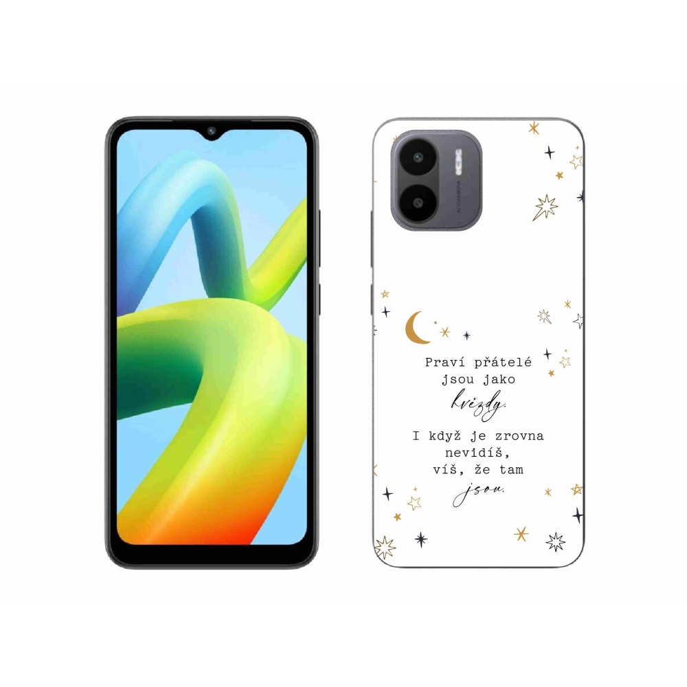 Gél borító mmCase a Xiaomi Redmi A1 - idézem 6 fehér háttérrel