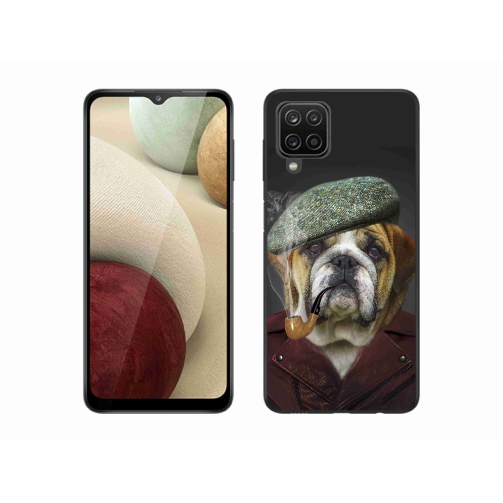 Zselés borítás mmCase Samsung Galaxy M12 - kutya csővel