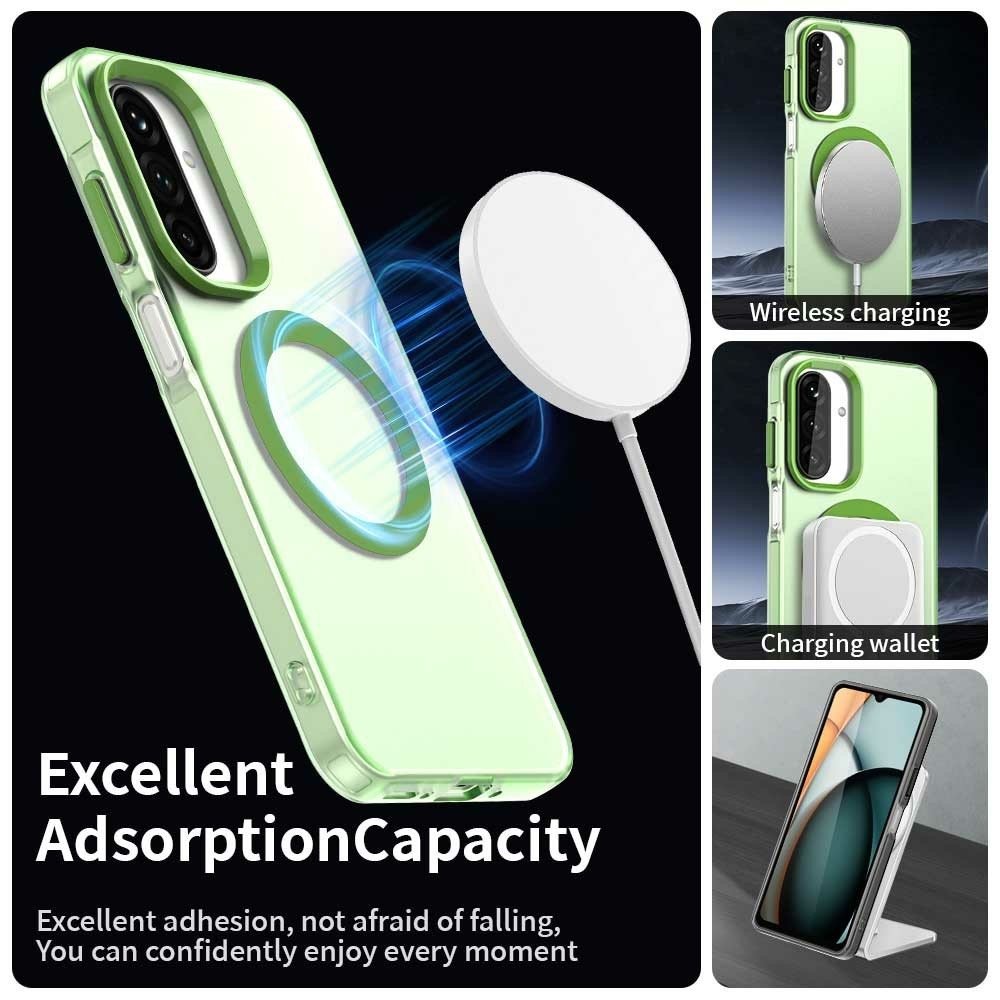 Candy zselés tok MagSafe-val a Samsung Galaxy A26 5G készülékre - zöld