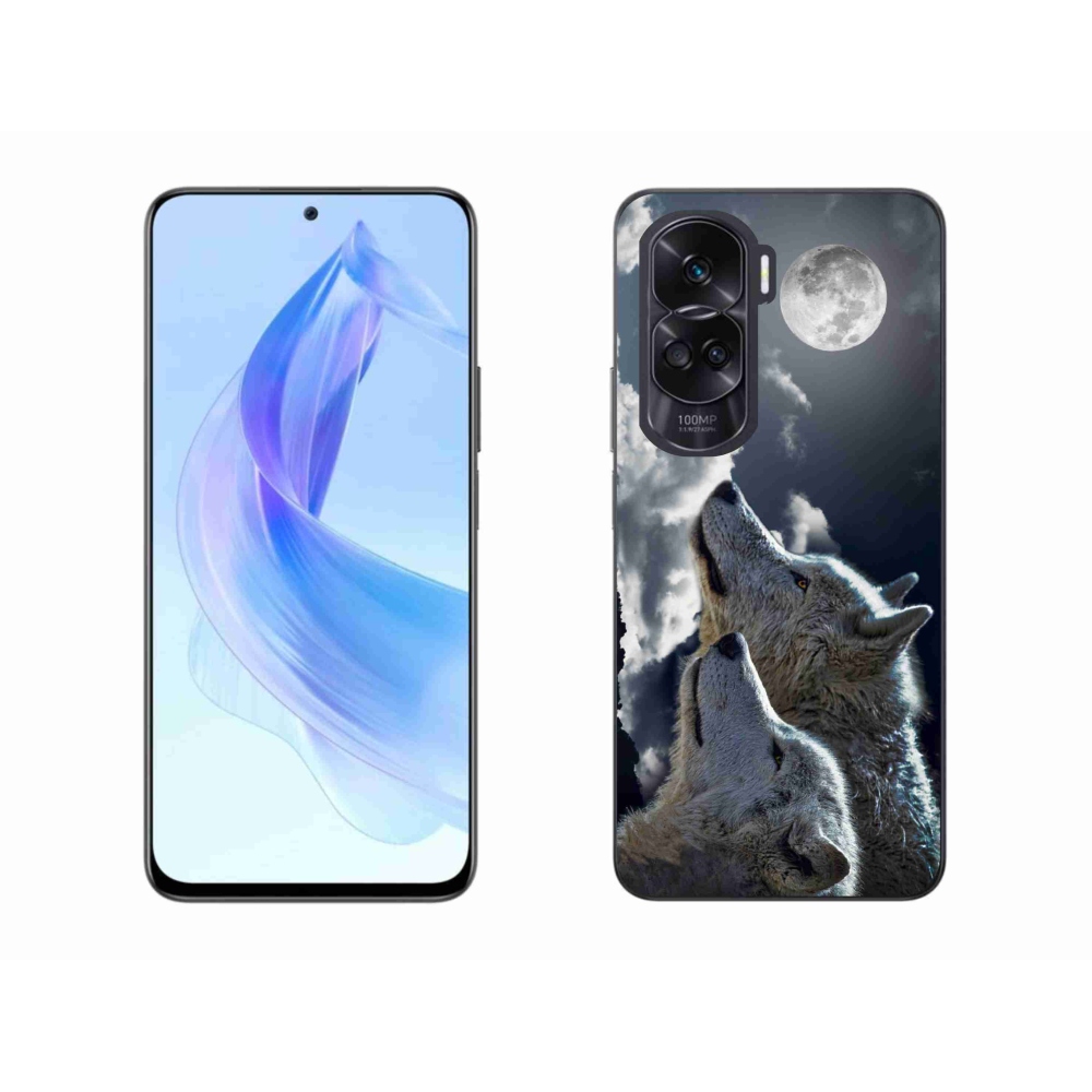 Zselés borítás mmCase a Honor 90 Lite készülékhez - farkasok