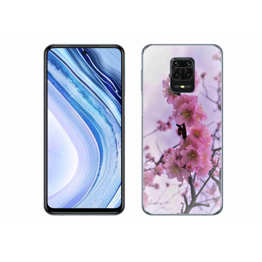 Gél borítás mmCase a Xiaomi Redmi Note 9 Pro számára - virágok 7