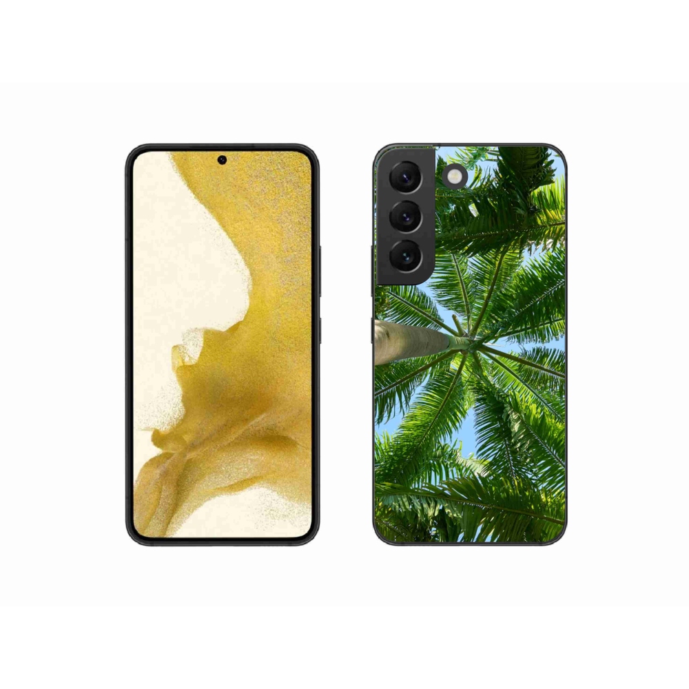 Gél borítás mmCase Samsung Galaxy S22 5G - pálmafa - Samsung Galaxy S22 5G számára