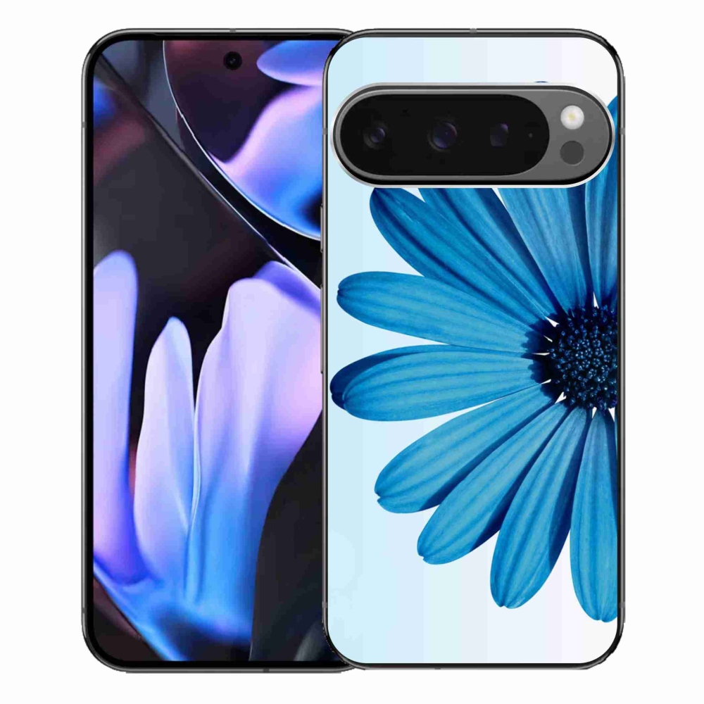 Gél tok mmCase a Google Pixel 9 Pro XL-hez - kék margaréta
