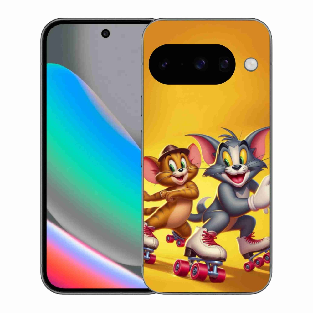 Gél borítás mmCase a Google Pixel 10 számára - tom a jerry