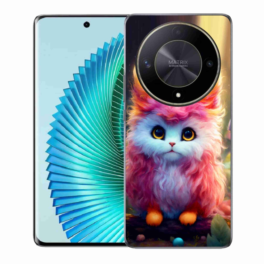 Gél borítás mmCase a Honor Magic 6 Lite 5G számára - aranyos cica 5