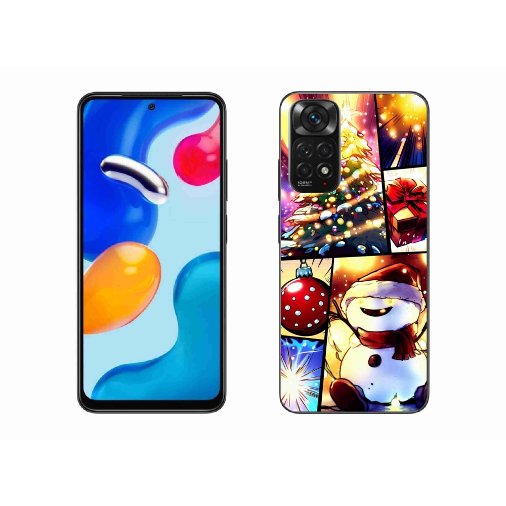 Gél borítás mmCase a Xiaomi Redmi Note 11S 4G-hez - karácsonyi motívumok 1