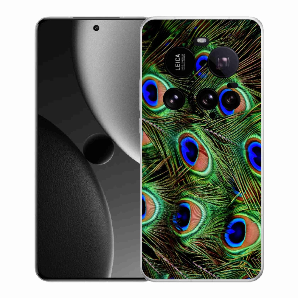 Gél borítás mmCase a Xiaomi 15 Ultra készülékhez - pávatoll