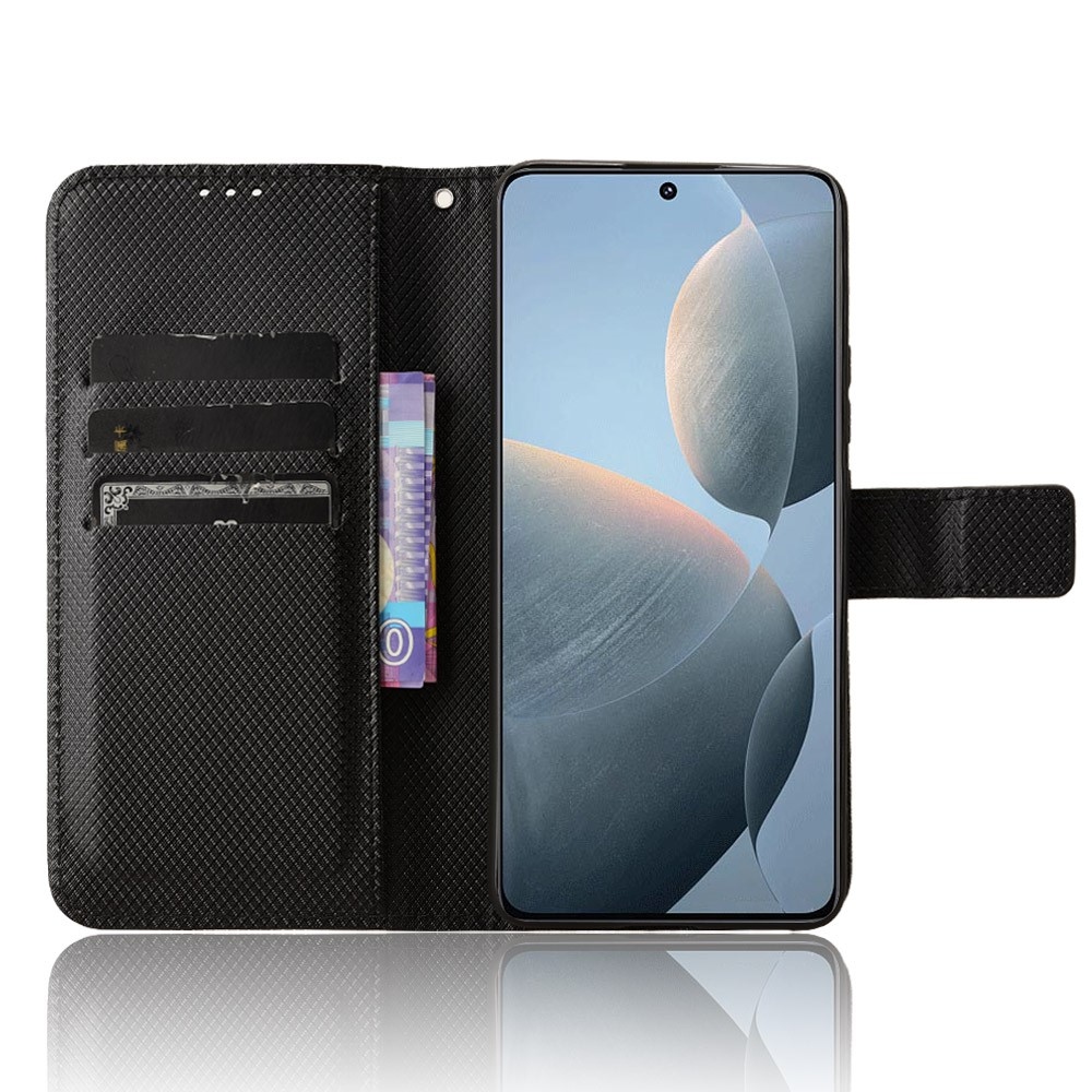 Csuklótáska a Xiaomi Poco X6 Pro 5G számára - fekete