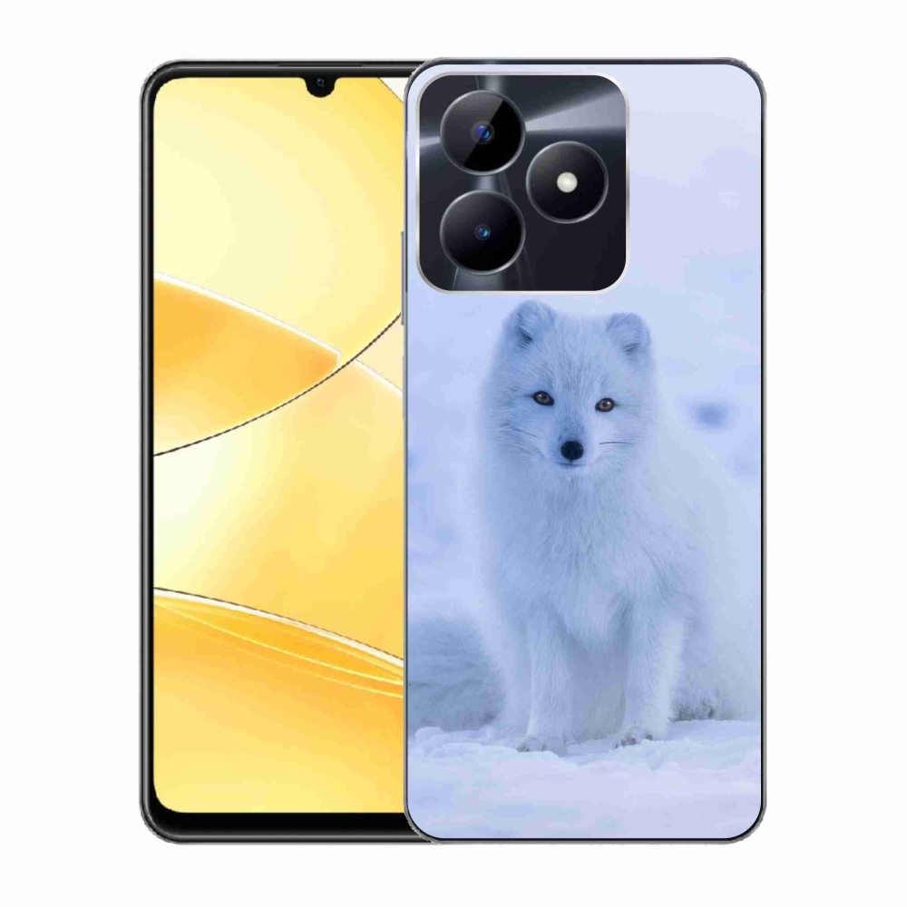 Zselés borítás mmCase a Realme C51/C53 készülékhez - polár róka