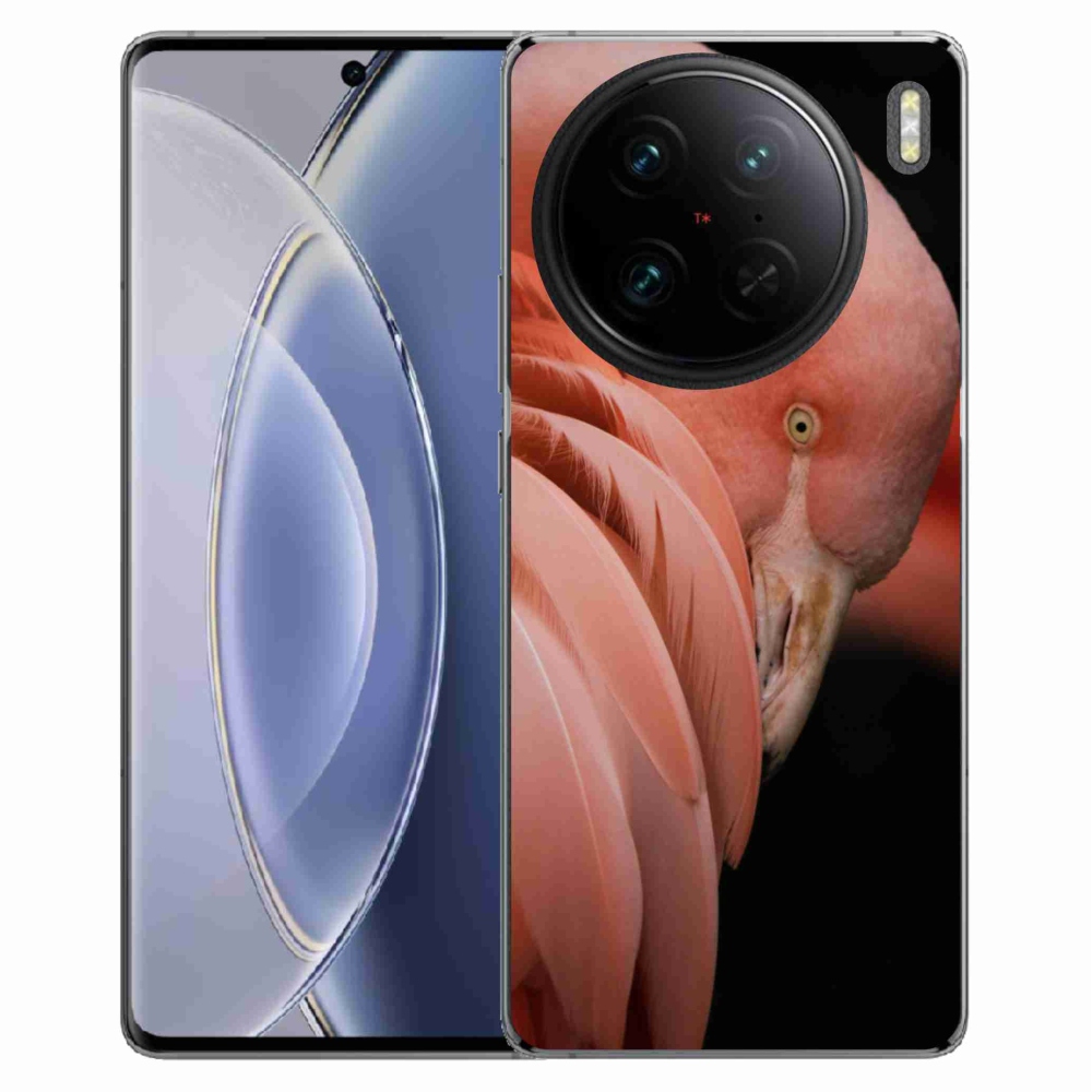 Zselés borítás mmCase a Vivo X90 Pro készülékhez - flamingó 3