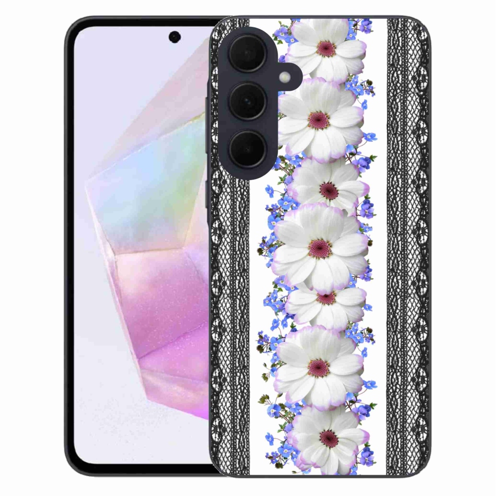 Gél borító mmCase Samsung Galaxy A35 5G - virágok 8