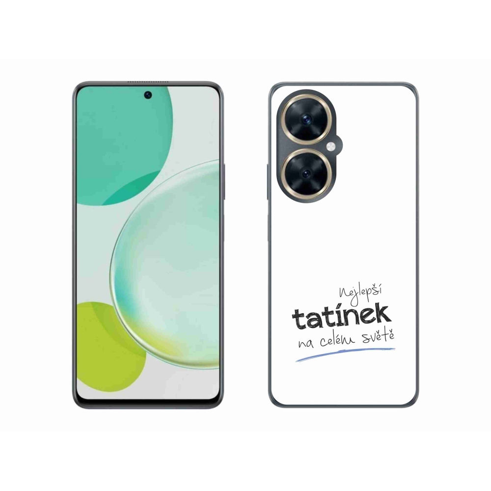 Gél borító mmCase a Huawei Nova 11i - legjobb apuci 4 fehér háttérrel