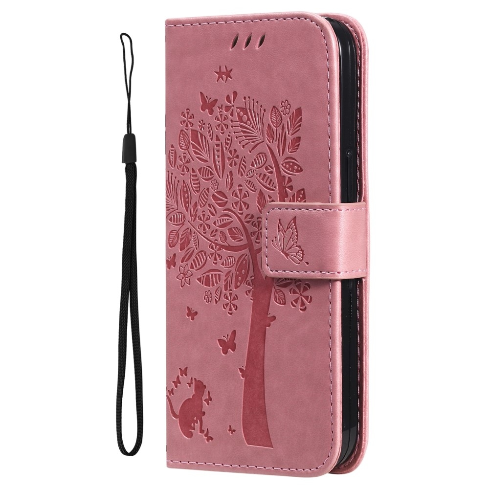 Fák könyve tok Xiaomi 14 Pro - rózsaszínű