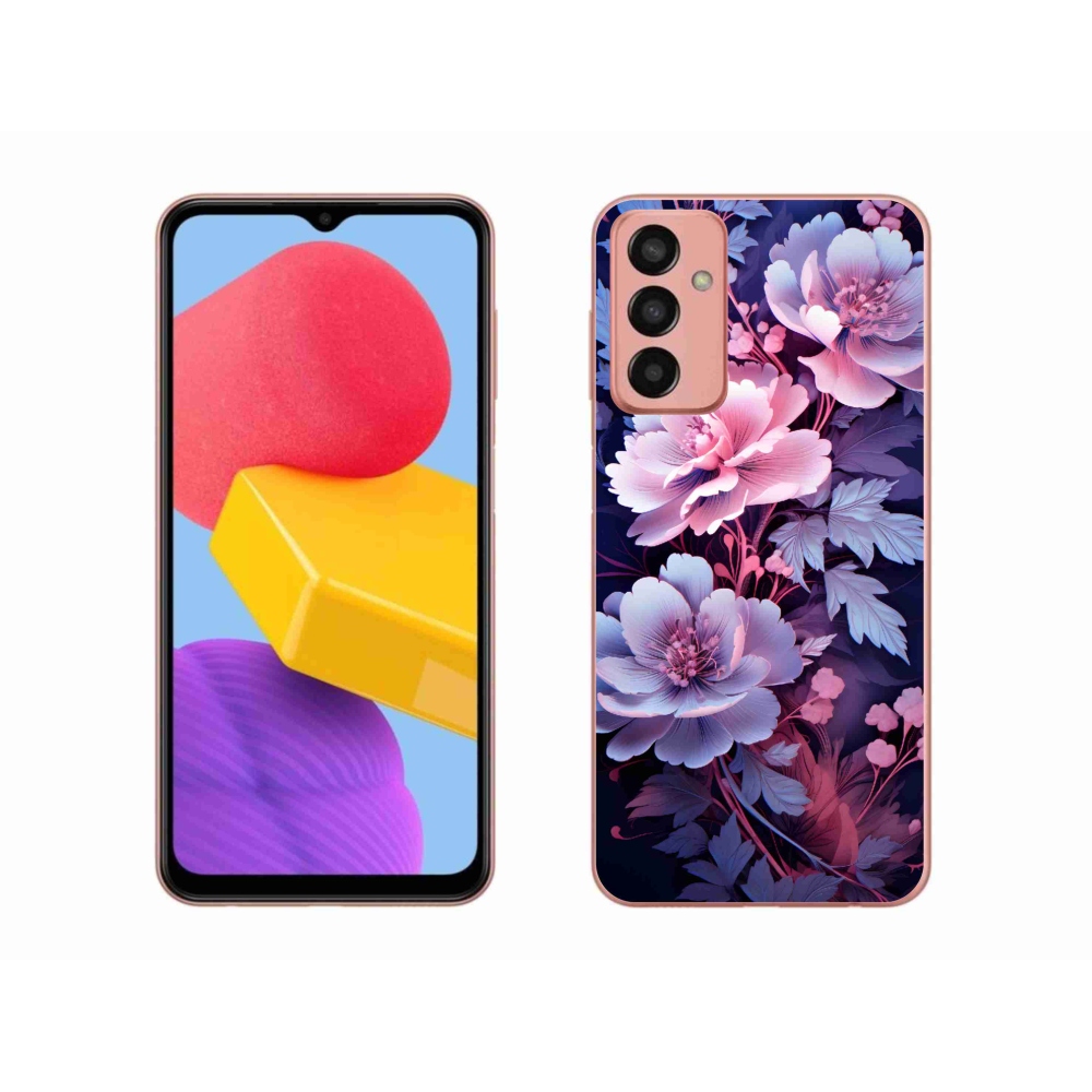 Gél borító mmCase a Samsung Galaxy M13 készülékhez - virágok 11