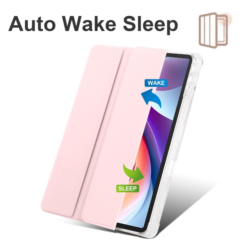 Ügyes záró tok Lenovo Tab M11/Tab K11 - rózsaszínű